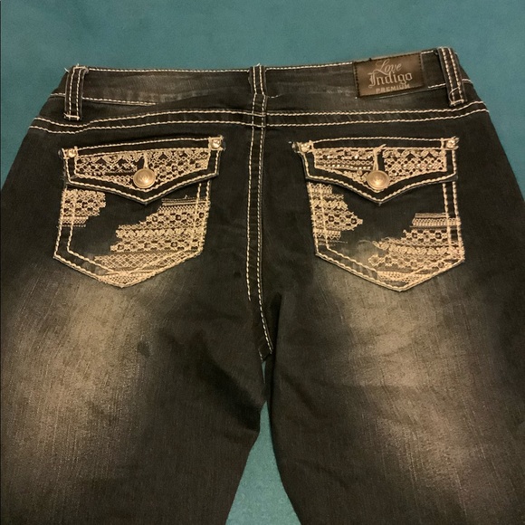 Love Indigo Premium Jean capris size 4 - Picture 4 of 8